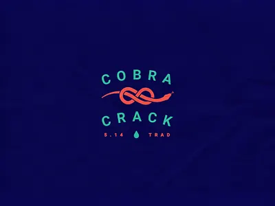 Cobra Crack 5.14 // Squamish, BC abstract beige branding caitlin aboud design illustration logo modern simple typography