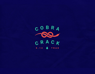 Cobra Crack 5.14 // Squamish, BC abstract beige branding caitlin aboud design illustration logo modern simple typography