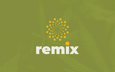 Remix CBD branding concept cbd oil concept logo wip