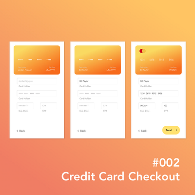 Credit Card Checkout 002 credit card credit card checkout daily ui dailyui