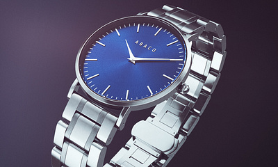 Abaco Slim CGI 3d 3d art 3dmodel 3dmodelling advertising design product render product rendering render rendering watch wristwatch
