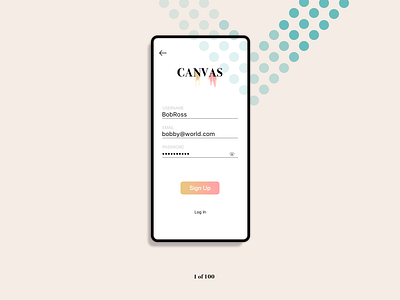 Daily UI #1 - Signup Page dailyui dailyui 001 dailyuichallenge design sketch ui