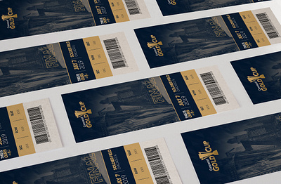 Gold Cup Tickets agency branding campaign creative design graphic design marketing print soccer thirsty ticket