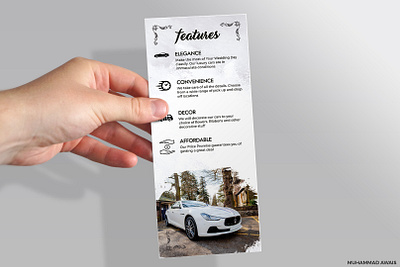 Lavish Wedding Cars company brand identity brochure design flyer leaflet pamphlet poster