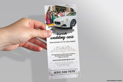 Lavish Wedding Cars company brand identity branding brochure design flyer leaflet pamphlet poster