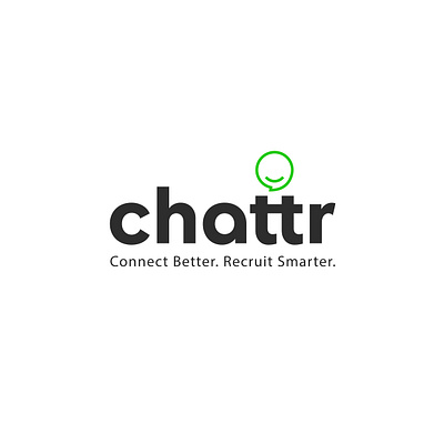 Chattr logo brand identity branding chat bot chatbot chattr design hiring logo visual design