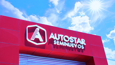 Logo Autostar branding design diseño diseño gráfico flat logo logo design logotype mexicali mexican