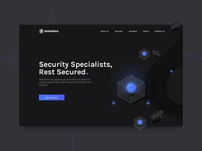 Insomnia Website branding design illustration interaction ui ui design ux ux design