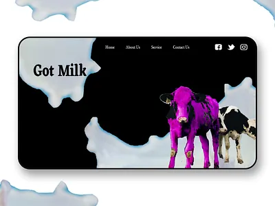 Purple Cow cow design graphicdesign ux uxdesign web web design webdesign webdesigns