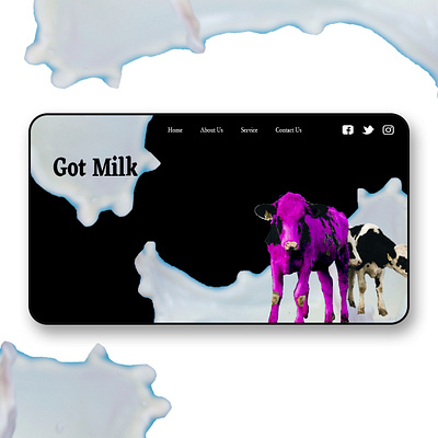 Purple Cow cow design graphicdesign ux uxdesign web web design webdesign webdesigns