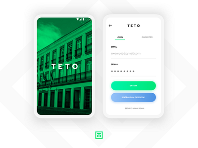 Share House App blue button green house icon login password photo share sign up sketch tab ui ux white