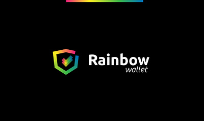 Rainbow Wallet Logo Design brand identity branding design logo logotiype