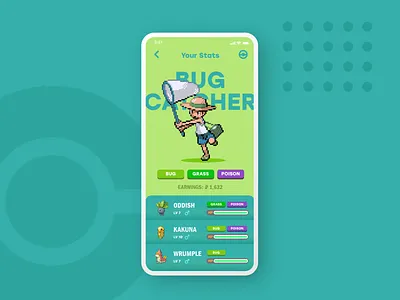 User Profile :: Pokemon GO! 006 adobe xd daily ui daily ui challenge dailyui dashboard design pokemon product design profile prototype stats ui user profile