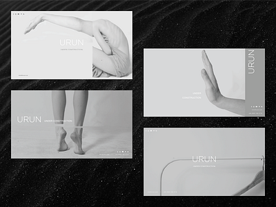 Under Construction Page blackandwhite clean design fashion website monocolor simple design ui designer under construction webpage webpage design website design website designer