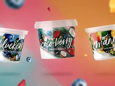 Youfoodz Brekky Packaging branding design packaging typography