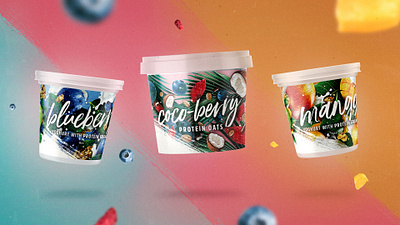 Youfoodz Brekky Packaging branding design packaging typography