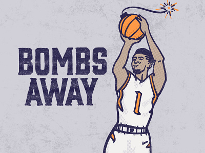 Suns of Anarchy - #1 basketball basketball player illustration nba phoenix phoenix suns