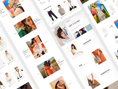 Pomelo Fashion Web Redesign e commerce fashion flat frontend minimal shop shopping web website