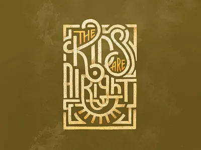 The Kids are Alright allthetags handlettering kids lettering procreate type type deco