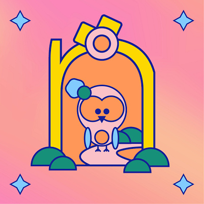 N for 36 Days of Type 2d 36days 36daysoftype aftereffects bellapark character design designs graphic illustration lettering motiongraphic owl type typogaphy