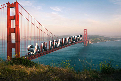 San Francisco design graphic design photoshop poster design