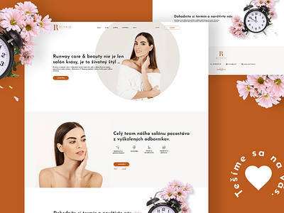 Beauty salon website concept beauty beauty salon branding color design hairstyle healthy minimalist ui ux web website woman