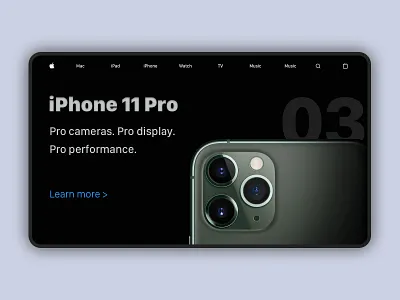 iPhone 11 Pro design ui
