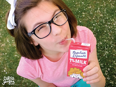 Napoleon Dynamite Milk Carton caricature carton dieline dynamite fan art fanart favor box freebie juice box milk napoleon nature party favor printable printables