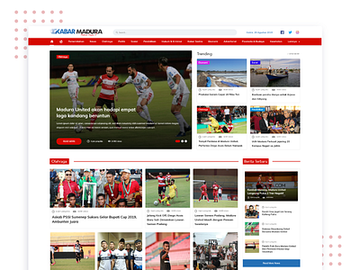 Online News Portal Redesign design newsportal ui design ux website