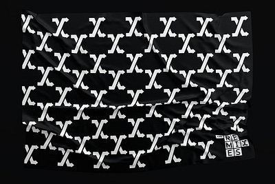 The Remixes Pattern branding flag logo logo design mockup pattern