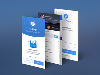 Perspective Mobile App Screens 3d app screens 3d app screens android app app app design app mockup app screens blue mobile app branding mobile app mobile app design school app splash screen splashscreen ui walktrough