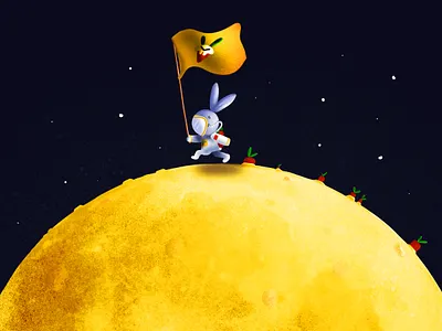 Lunar colonizer illustration 设计