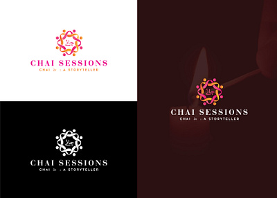 Chai Sessions adobe design fiverr flat icon illustrator logo minimal minimalist typogaphy vector