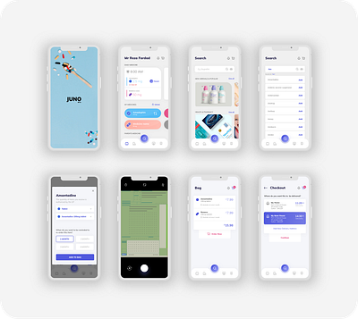 Juno Mobile App mobile app mobile app design mobile ui ux ui visual design