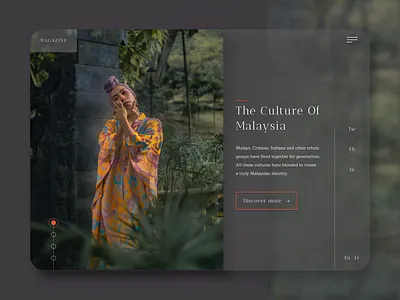 Magazine Website design flat minimal ui ux web website