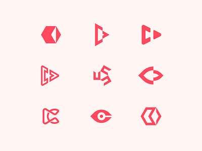 C + Media/Film Logo exploration c logo c mark concept eye logo line logo logo logodesign logotype minimal minimal art studio logo vision