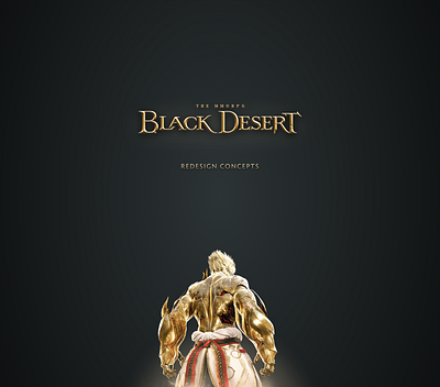 Black Desert Online | Redesign Concepts appui design designapp firstshot game game design redesign concept uidesign web