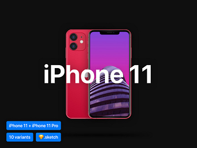 [Sketch] iPhone 11 Mockup apple design device mockup easy to use editable free freebie iphone iphone 11 mockup phone realistic realistic mockup sketch symbols variants vector