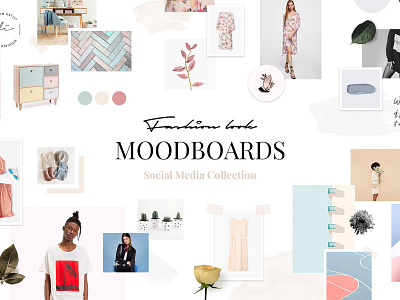 Feminine Social Media Templates blog blogger board brand create download feminine inspiration instagram mood moodboard photo pinterest psd social media stories templates