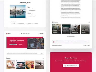 Website redesign | SeeHow app blog contact design home landing page lknet minimalism mobile modern news red redesign solution ui ux web website