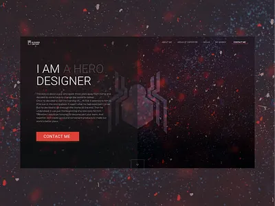 HeroDesigner app design illustration marvel marvelous designer minimal spiderman typography ui ux vector web