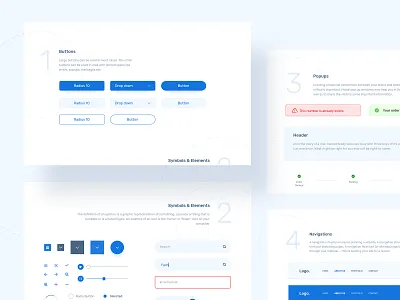 UI Web Elements Kit button buttons color element elements icon icons iconset kit navigation navigations pack popups symbol icon symbols typography ui ui design uxdesign web