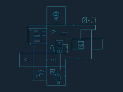 Medical Illustration experience icons illustration medical ux ui