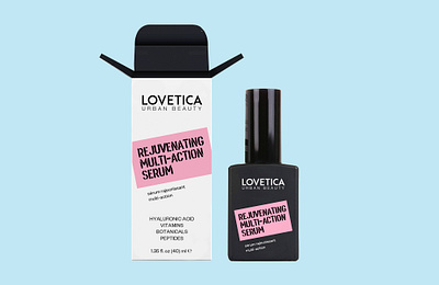 Lovetica branding colors geometry packaging shapes type