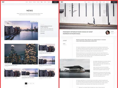 News agency agency website clean clean ui design news newsfeed ui web webdesign website