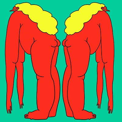 butts design digital art illustration vector
