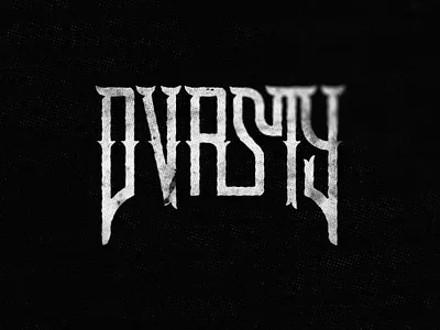 DVRSTY Logotype black blackletter letter lettering logo logotype type art typedesign typeface typography