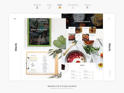 Freelancer Flyer - Design Work - Page VII flyer freelancer illustration minimalist plant portfolio poster print printdesign recipe restaurant ristorante screendesign