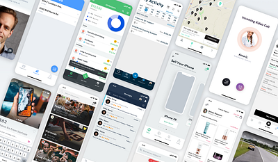14 iOS apps in 12 months. app freelance graphs ios 13 iphone 11 pro iphonex messages product design ui ux