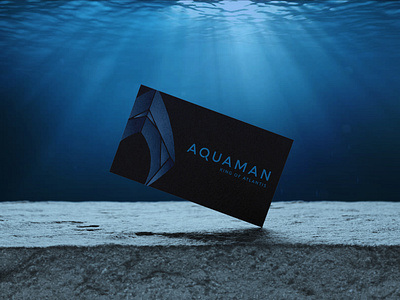 Aquaman | King of Atlantis aquaman atlantis business card design challenge dribbble best shot super hero